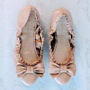 BCBG Blush Patent Ballet Flats